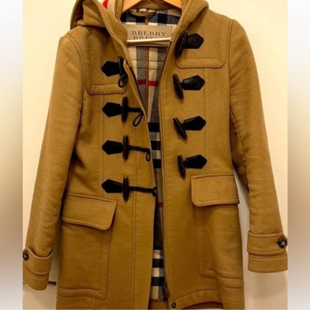 Burberry toggle coat